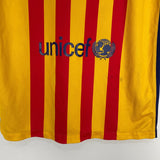 Shop 2015/16 BARCELONA AWAY SHIRT (S) NIKE, classic football shirts, vintage football shirts & retro soccer jerseys at Cult Kits