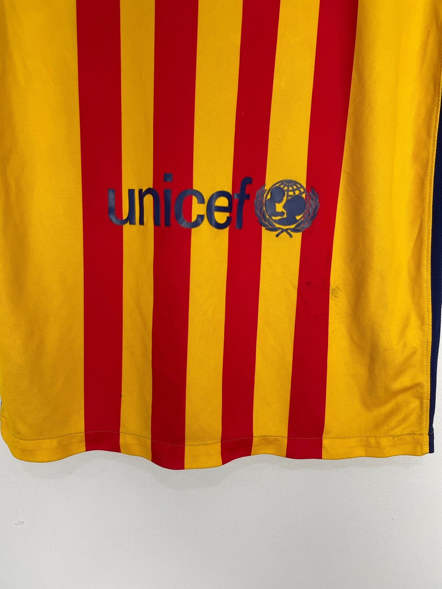 Shop 2015/16 BARCELONA AWAY SHIRT (S) NIKE, classic football shirts, vintage football shirts & retro soccer jerseys at Cult Kits