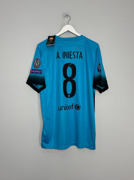 ウェア 2015-16 Barcelona  Shirt A.Iniesta 201516-barcelona-iniesta-8-