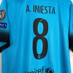 Shop 2015/16 BARCELONA INIESTA #8 *BNWT* C/L THIRD SHIRT (XL) NIKE, classic football shirts, vintage football shirts & retro soccer jerseys at Cult Kits