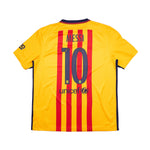 Buy 2015/16 Barcelona Messi 10 Away Shirt (XL) Nike ~ Free worldwide shipping ~ Authentic Vintage Football Shirts from Cult Kits