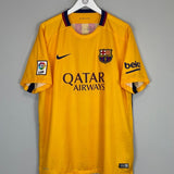 2015/16 BARCELONA MESSI 10 AWAY SHIRT (XL) NIKE - Cult Kits - XL - Buy Vintage Football Shirts, Authentic Retro Football Shirts For Sale, Classic Football Shirts & Soccer Jersey