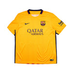 Buy 2015/16 Barcelona Messi 10 Away Shirt (XL) Nike ~ Free worldwide shipping ~ Authentic Vintage Football Shirts from Cult Kits