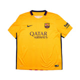 Buy 2015/16 Barcelona Messi 10 Away Shirt (XL) Nike ~ Free worldwide shipping ~ Authentic Vintage Football Shirts from Cult Kits