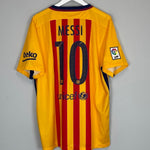 2015/16 BARCELONA MESSI 10 AWAY SHIRT (XL) NIKE - Cult Kits - XL - Buy Vintage Football Shirts, Authentic Retro Football Shirts For Sale, Classic Football Shirts & Soccer Jersey