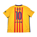 Buy 2015/16 Barcelona Messi 10 Away Shirt (XXL) Nike ~ Free worldwide shipping ~ Authentic Vintage Football Shirts from Cult Kits