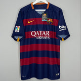 Shop 2015/16 BARCELONA MESSI #10 *BNWT* HOME SHIRT (XL) NIKE, classic football shirts, vintage football shirts & retro soccer jerseys at Cult Kits
