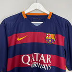 Shop 2015/16 BARCELONA MESSI #10 HOME SHIRT (L) NIKE, classic football shirts, vintage football shirts & retro soccer jerseys at Cult Kits