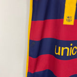 Shop 2015/16 BARCELONA MESSI #10 HOME SHIRT (S) NIKE, classic football shirts, vintage football shirts & retro soccer jerseys at Cult Kits