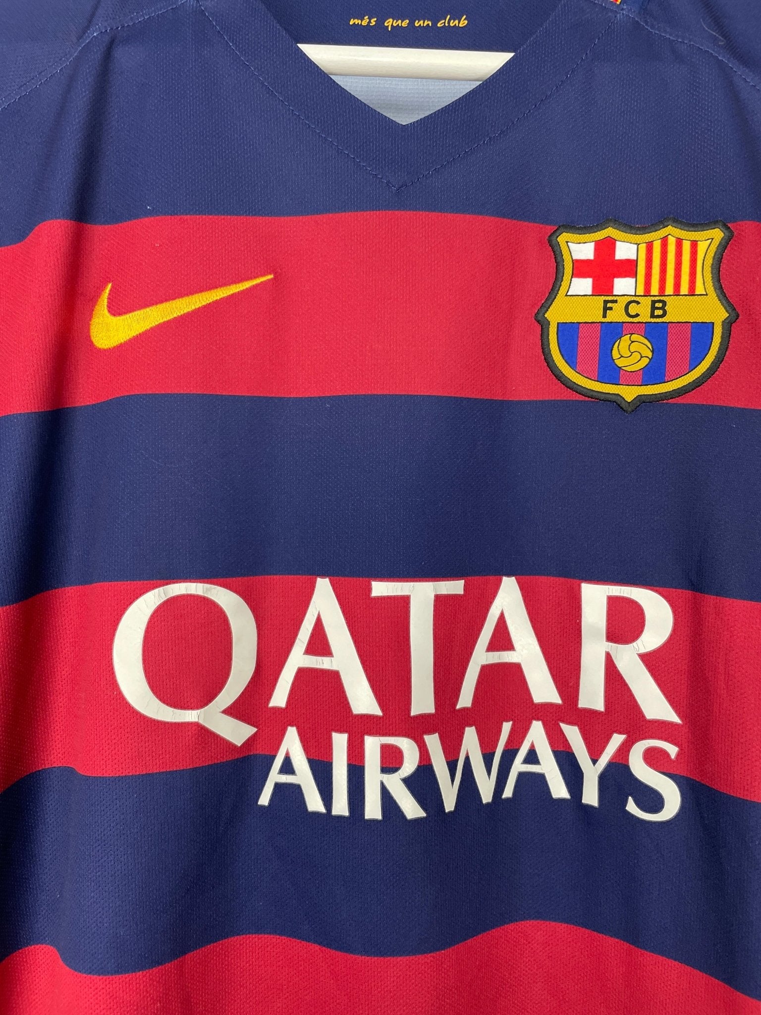 Shop 2015/16 BARCELONA MESSI #10 HOME SHIRT (S) NIKE, classic football shirts, vintage football shirts & retro soccer jerseys at Cult Kits