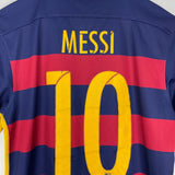 Shop 2015/16 BARCELONA MESSI #10 HOME SHIRT (S) NIKE, classic football shirts, vintage football shirts & retro soccer jerseys at Cult Kits