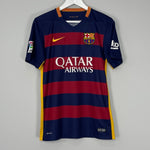 Shop 2015/16 BARCELONA MESSI #10 HOME SHIRT (S) NIKE, classic football shirts, vintage football shirts & retro soccer jerseys at Cult Kits
