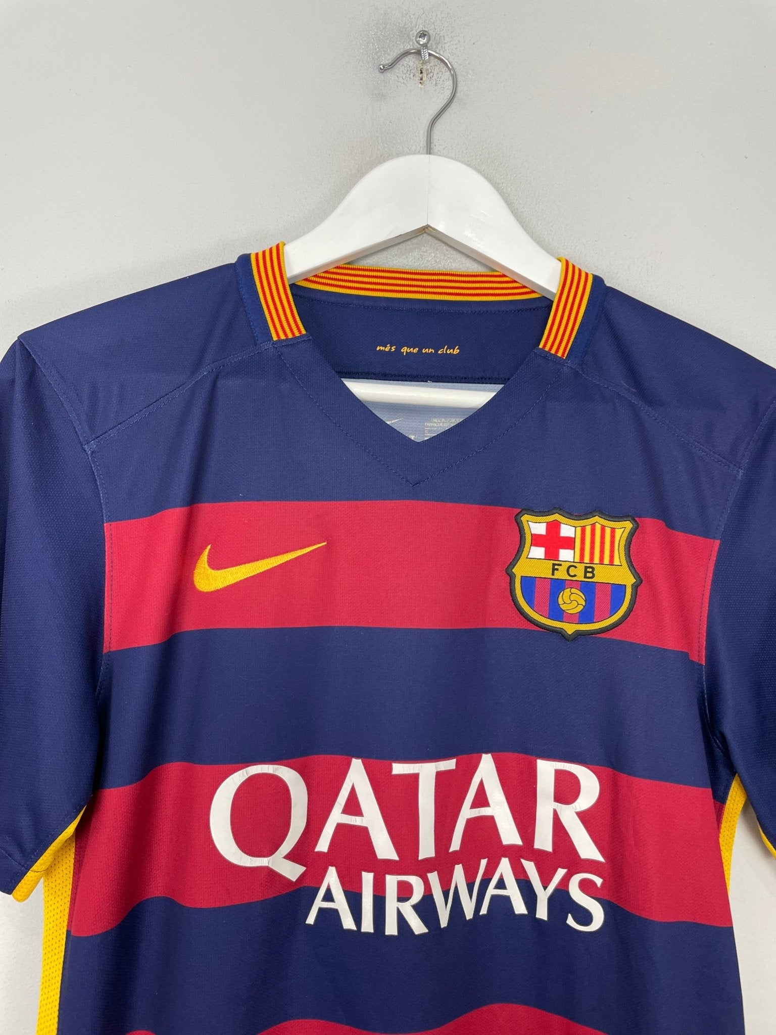 Shop 2015/16 BARCELONA MESSI #10 HOME SHIRT (S) NIKE, classic football shirts, vintage football shirts & retro soccer jerseys at Cult Kits