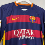 Shop 2015/16 BARCELONA MESSI #10 L/S HOME SHIRT (S) NIKE, classic football shirts, vintage football shirts & retro soccer jerseys at Cult Kits