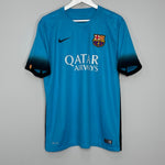 Shop 2015/16 BARCELONA MESSI #10 THIRD SHIRT (L) NIKE, classic football shirts, vintage football shirts & retro soccer jerseys at Cult Kits