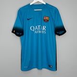 Shop 2015/16 BARCELONA MESSI #10 THIRD SHIRT (L) NIKE, classic football shirts, vintage football shirts & retro soccer jerseys at Cult Kits