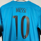 Shop 2015/16 BARCELONA MESSI #10 THIRD SHIRT (L) NIKE, classic football shirts, vintage football shirts & retro soccer jerseys at Cult Kits