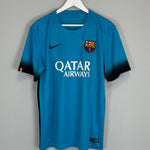 Shop 2015/16 BARCELONA MESSI #10 THIRD SHIRT (L) NIKE, classic football shirts, vintage football shirts & retro soccer jerseys at Cult Kits