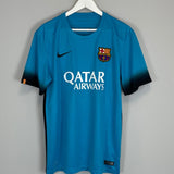 Shop 2015/16 BARCELONA MESSI #10 THIRD SHIRT (L) NIKE, classic football shirts, vintage football shirts & retro soccer jerseys at Cult Kits