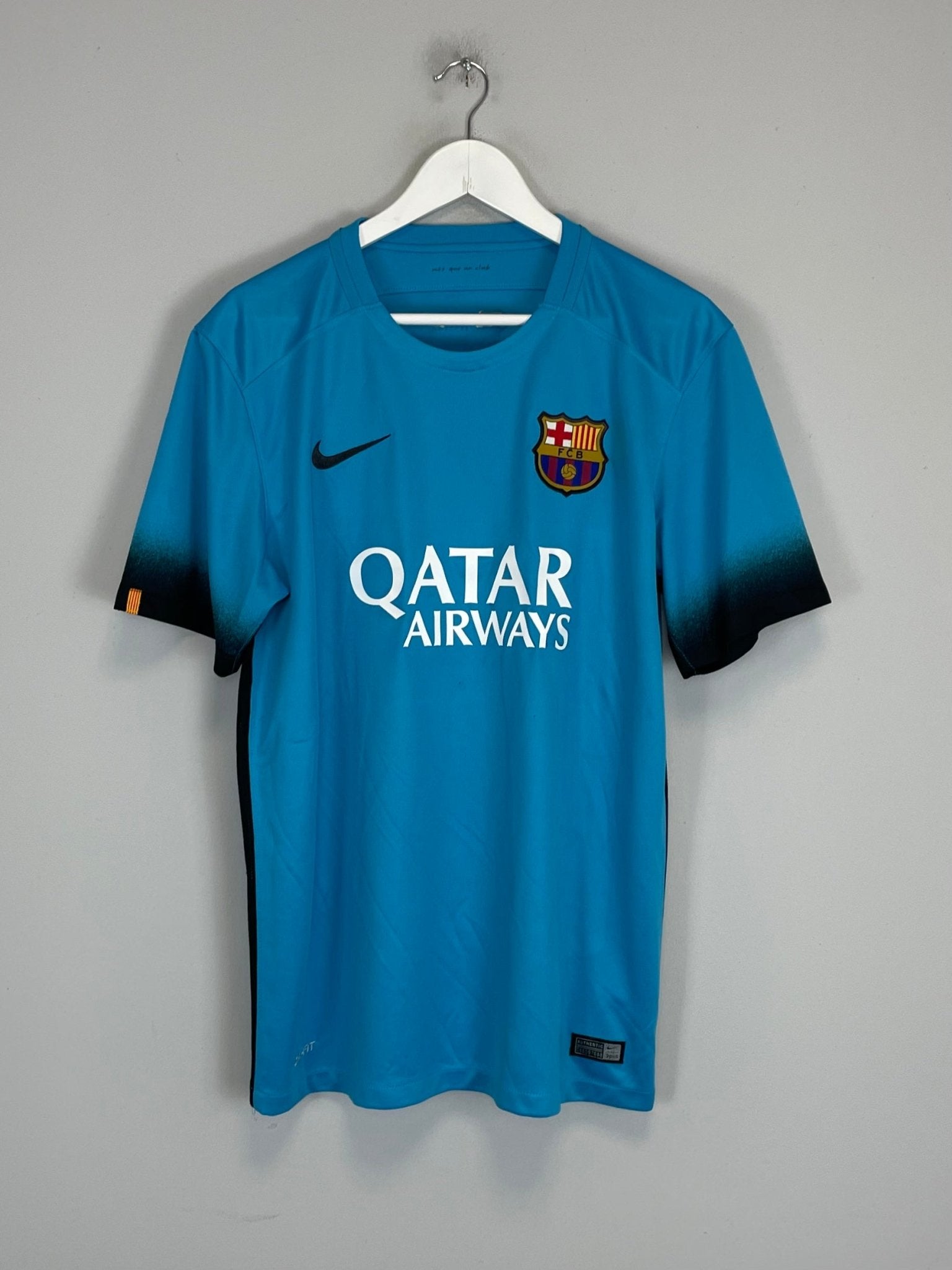 Shop 2015/16 BARCELONA MESSI #10 THIRD SHIRT (L) NIKE, classic football shirts, vintage football shirts & retro soccer jerseys at Cult Kits