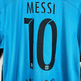 Shop 2015/16 BARCELONA MESSI #10 THIRD SHIRT (L) NIKE, classic football shirts, vintage football shirts & retro soccer jerseys at Cult Kits
