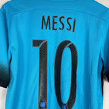 Shop 2015/16 BARCELONA MESSI #10 THIRD SHIRT (M) NIKE, classic football shirts, vintage football shirts & retro soccer jerseys at Cult Kits