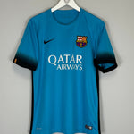 Shop 2015/16 BARCELONA MESSI #10 THIRD SHIRT (M) NIKE, classic football shirts, vintage football shirts & retro soccer jerseys at Cult Kits