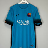 Shop 2015/16 BARCELONA MESSI #10 THIRD SHIRT (M) NIKE, classic football shirts, vintage football shirts & retro soccer jerseys at Cult Kits