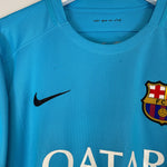 Shop 2015/16 BARCELONA MESSI #10 THIRD SHIRT (M) NIKE, classic football shirts, vintage football shirts & retro soccer jerseys at Cult Kits