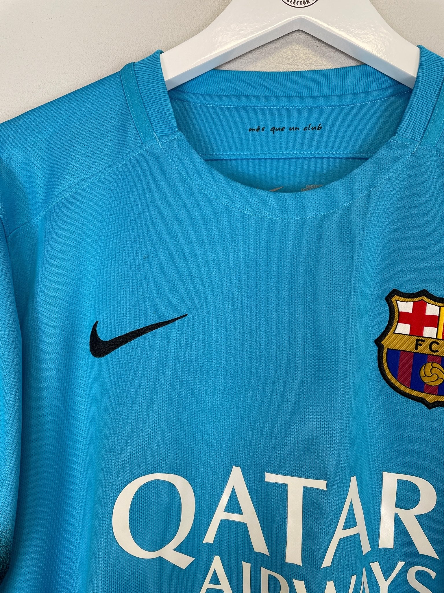 Shop 2015/16 BARCELONA MESSI #10 THIRD SHIRT (M) NIKE, classic football shirts, vintage football shirts & retro soccer jerseys at Cult Kits