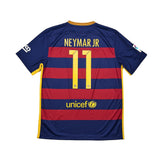 Buy 2015/16 Barcelona Neymar Jr 11 Home Shirt (L) Nike ~ Free worldwide shipping ~ Authentic Vintage Football Shirts from Cult Kits