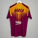 Shop 2015/16 BARCELONA TRAINING SHIRT (L) NIKE, classic football shirts, vintage football shirts & retro soccer jerseys at Cult Kits