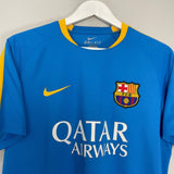 Shop 2015/16 BARCELONA TRAINING SHIRT (L) NIKE, classic football shirts, vintage football shirts & retro soccer jerseys at Cult Kits