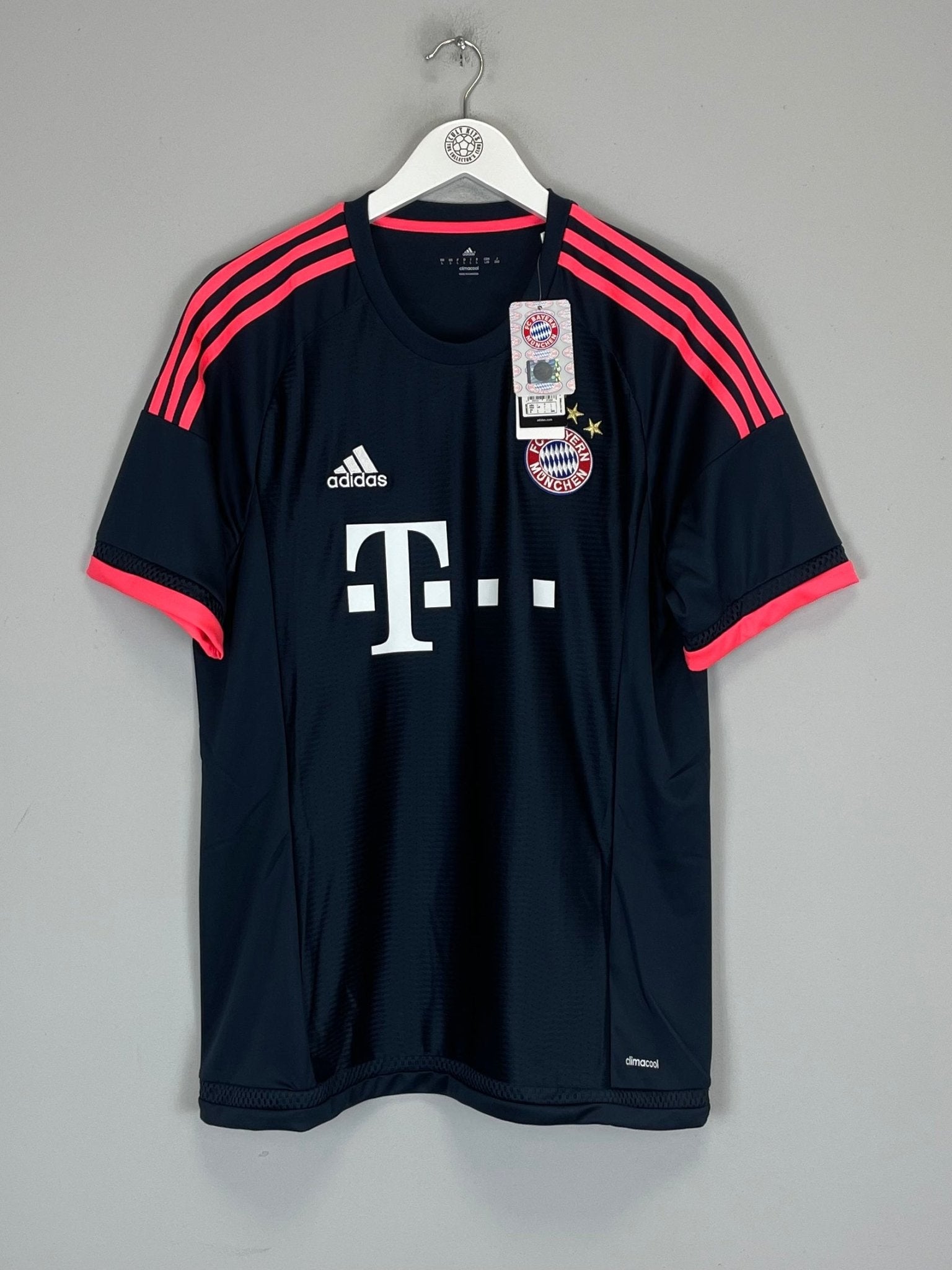 Shop 2015/16 BAYERN MUNICH *BNWT* THIRD SHIRT (L) ADIDAS, classic football shirts, vintage football shirts & retro soccer jerseys at Cult Kits