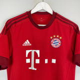 Shop 2015/16 BAYERN MUNICH HOME SHIRT (M) ADIDAS, classic football shirts, vintage football shirts & retro soccer jerseys at Cult Kits
