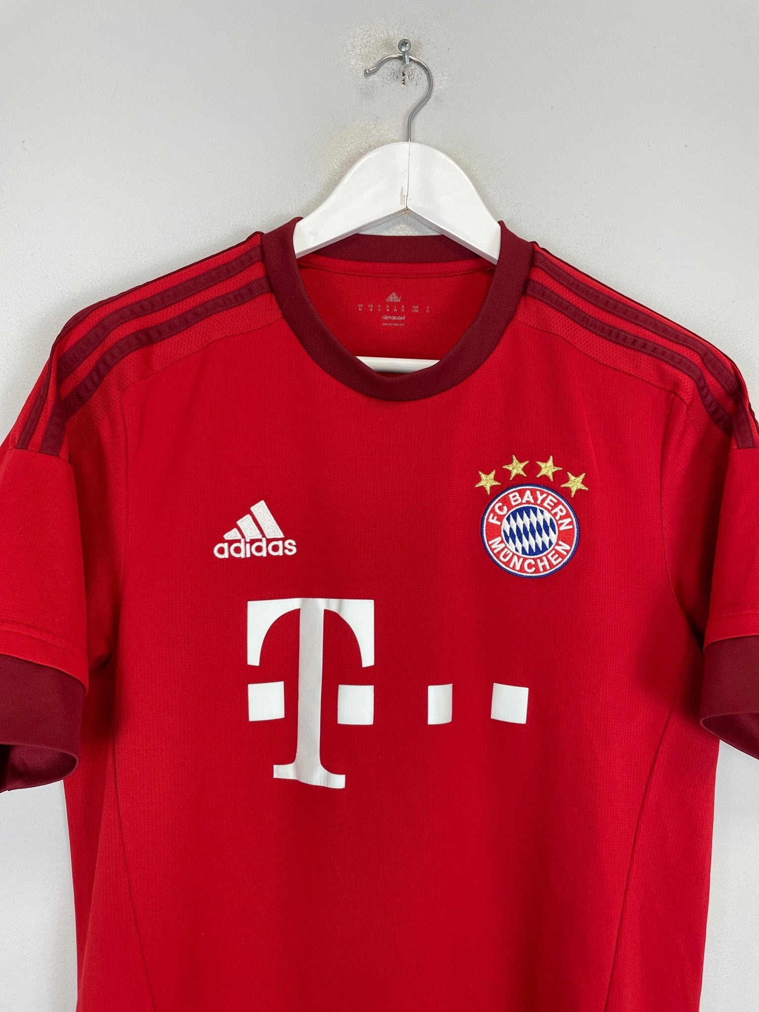 Shop 2015/16 BAYERN MUNICH HOME SHIRT (M) ADIDAS, classic football shirts, vintage football shirts & retro soccer jerseys at Cult Kits