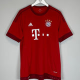 2015/16 BAYERN MUNICH LEWANDOWSKI 9 HOME SHIRT (L) ADIDAS - Cult Kits - Large - Buy Vintage Football Shirts, Authentic Retro Football Shirts For Sale, Classic Football Shirts & Soccer Jersey