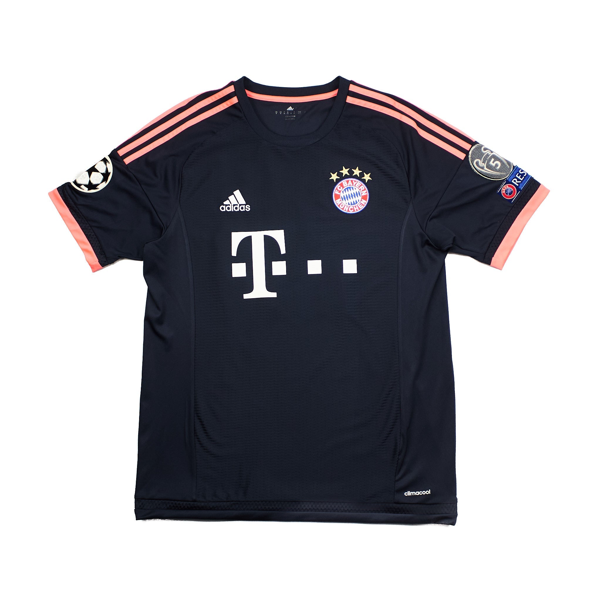 Buy 2015/16 Bayern Munich Müller 25 C/L Third Shirt (M) Adidas ~ Free worldwide shipping ~ Authentic Vintage Football Shirts from Cult Kits