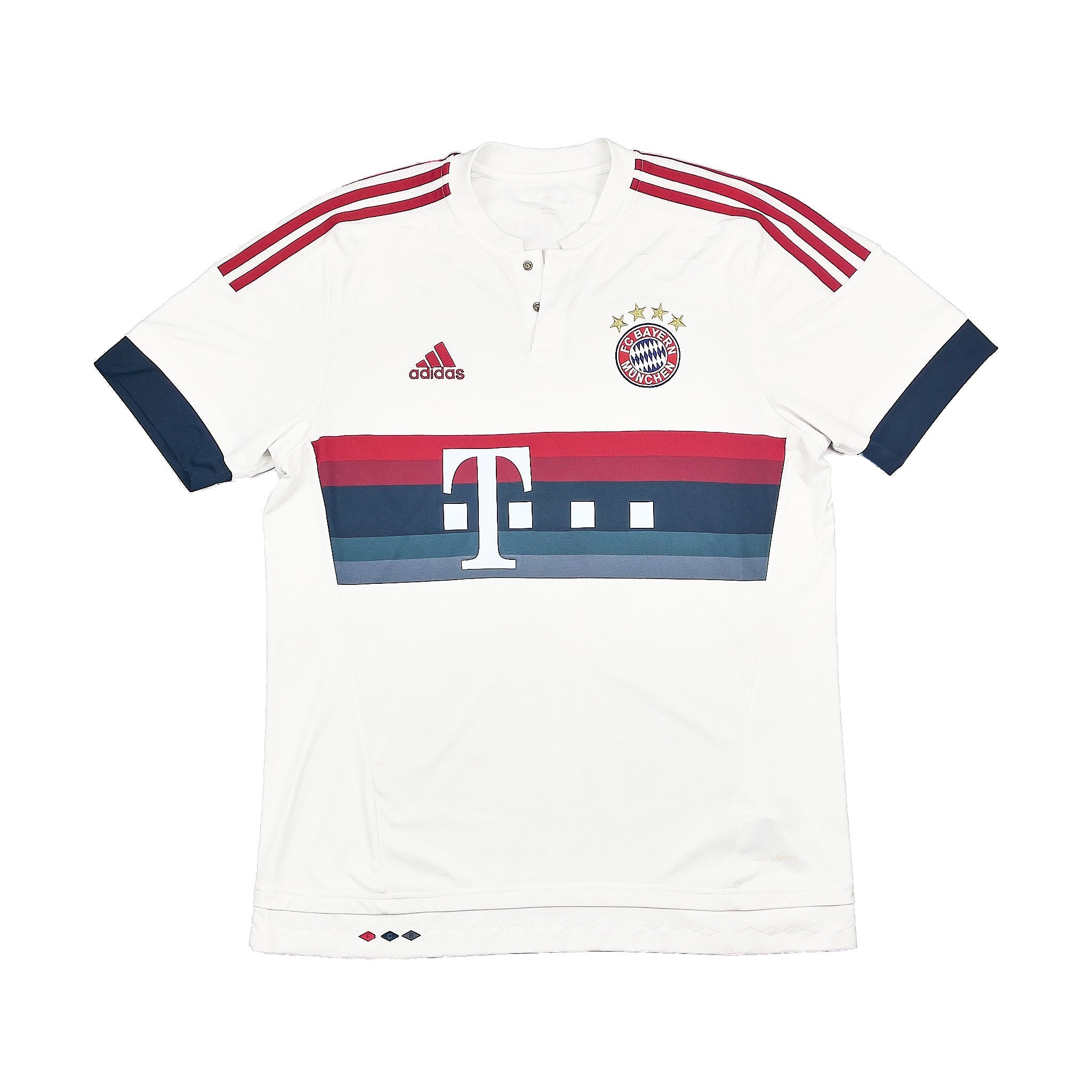 Buy 2015/16 BAYERN MUNICH RIBERY 7 AWAY SHIRT (L) ADIDAS ~ Free worldwide shipping available ~ Authentic Vintage Football Shirts from Cult Kits