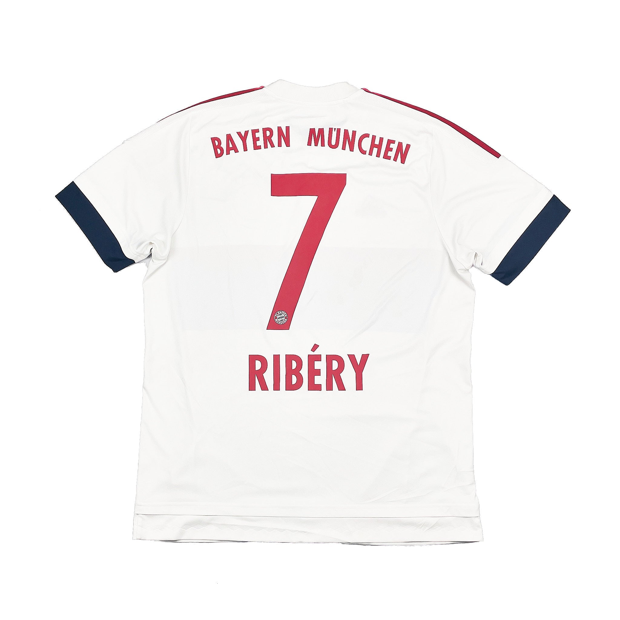 Buy 2015/16 BAYERN MUNICH RIBERY 7 AWAY SHIRT (L) ADIDAS ~ Free worldwide shipping available ~ Authentic Vintage Football Shirts from Cult Kits