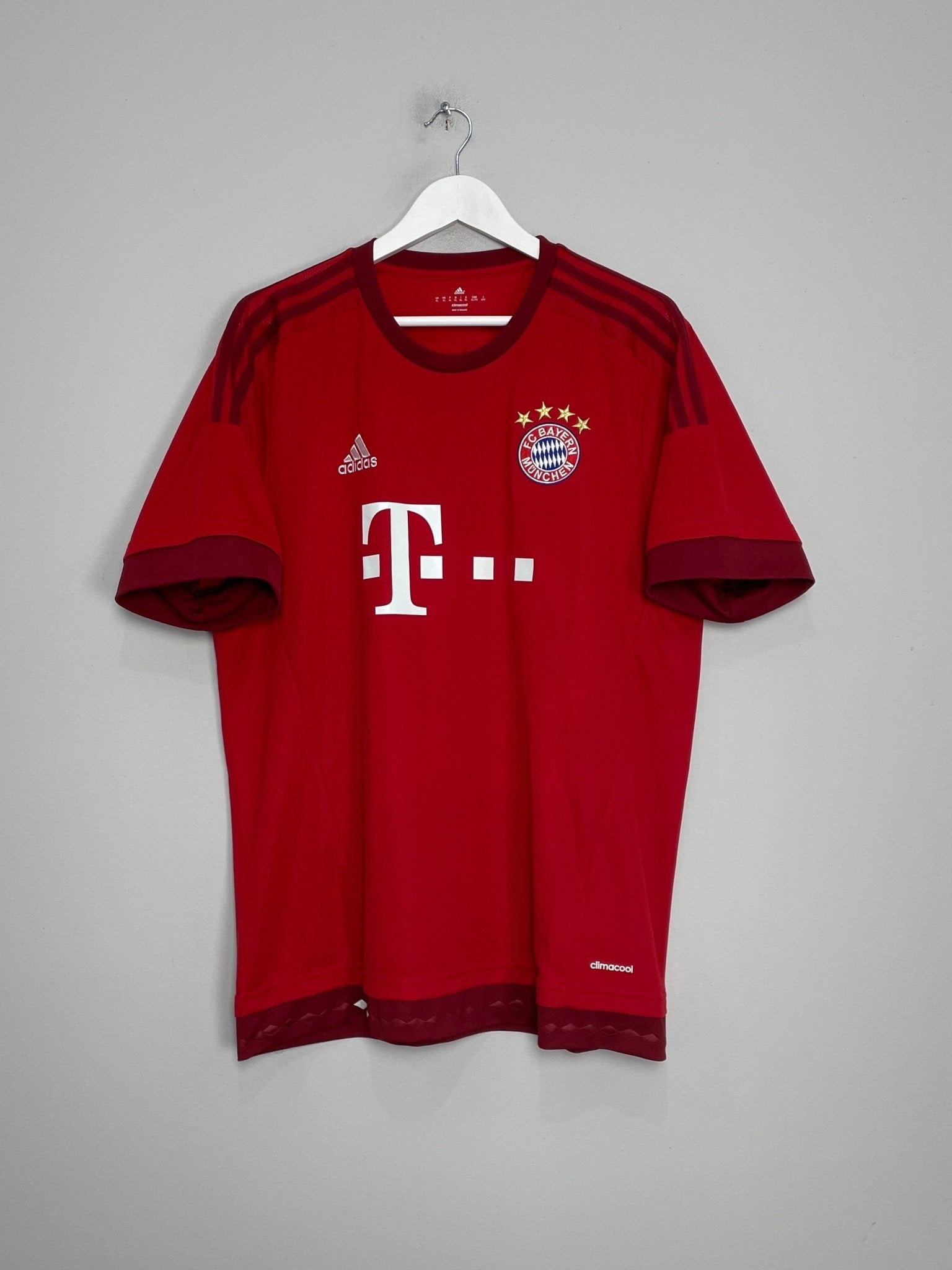 Shop 2015/16 BAYERN MUNICH VIDAL #23 HOME SHIRT (XL) ADIDAS, classic football shirts, vintage football shirts & retro soccer jerseys at Cult Kits