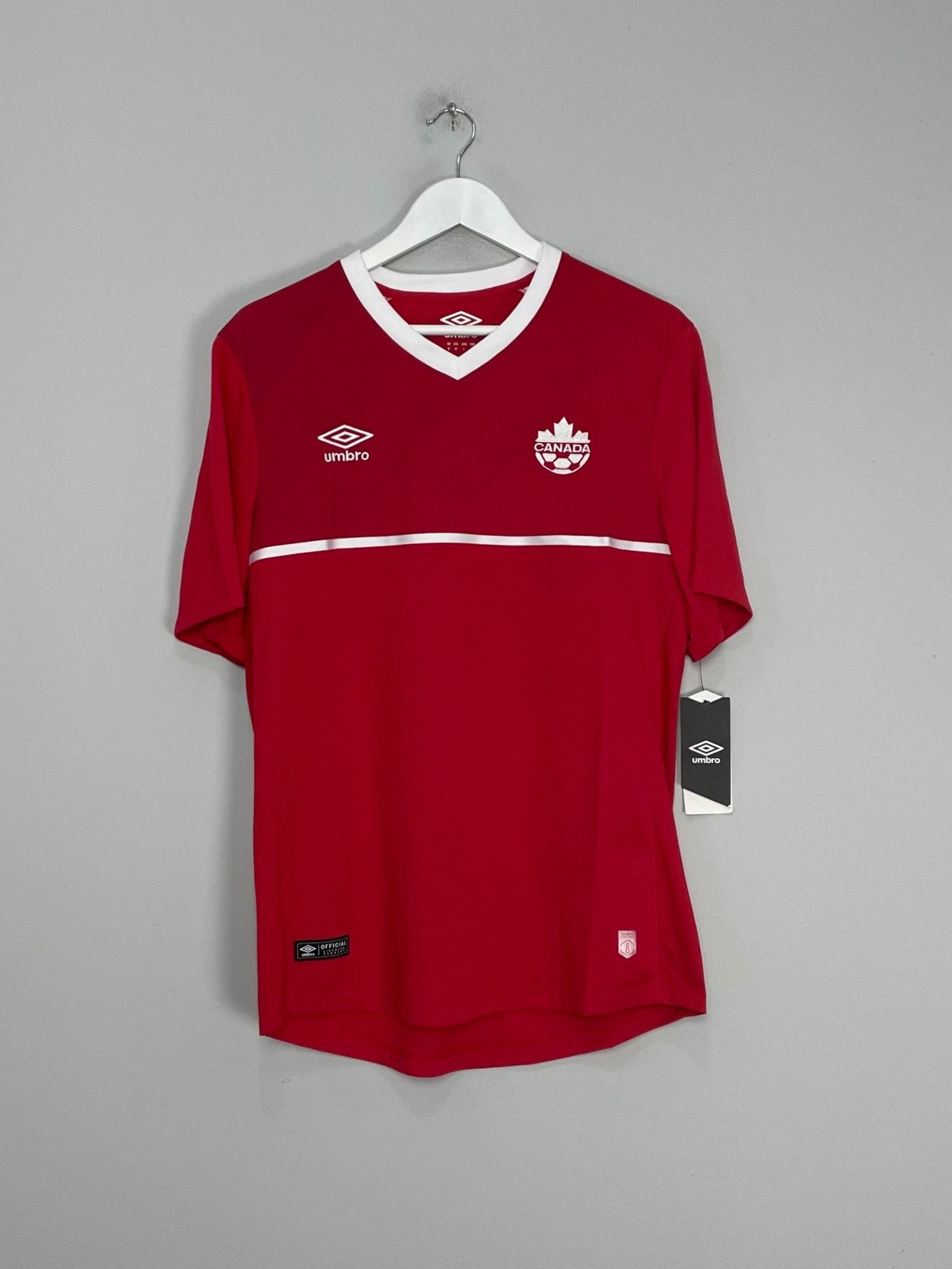 Shop 2015/16 CANADA *BNWT* HOME SHIRT (M) UMBRO, classic football shirts, vintage football shirts & retro soccer jerseys at Cult Kits