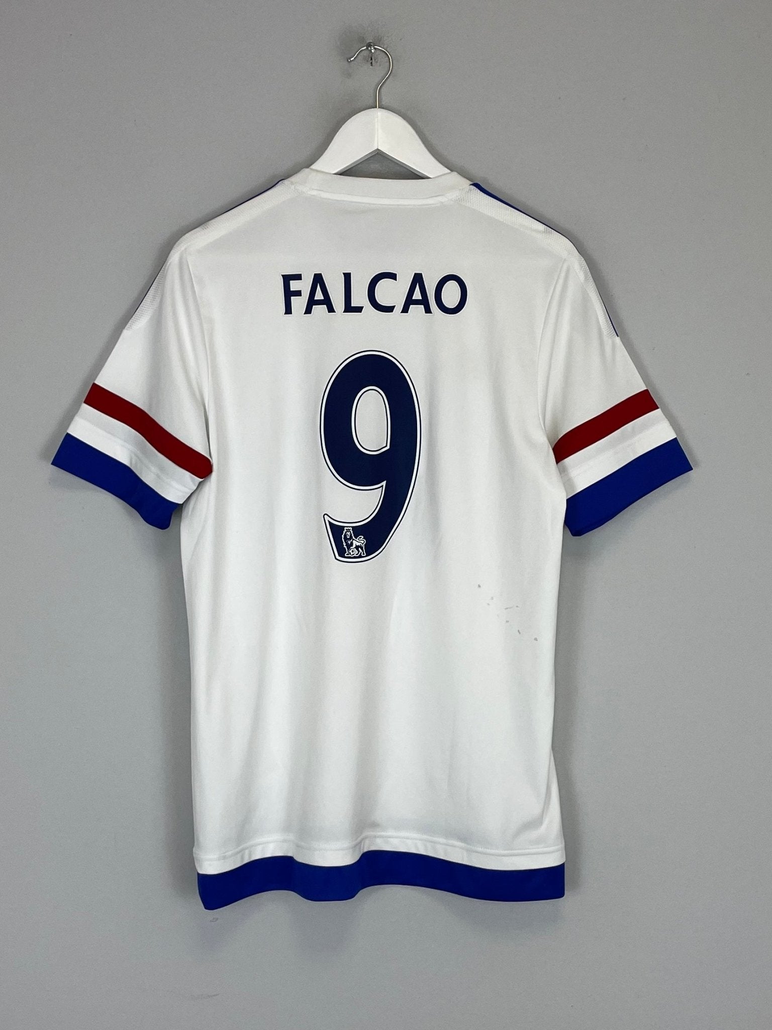 Shop 2015/16 CHELSEA FALCAO #9 AWAY SHIRT (M) ADIDAS, classic football shirts, vintage football shirts & retro soccer jerseys at Cult Kits