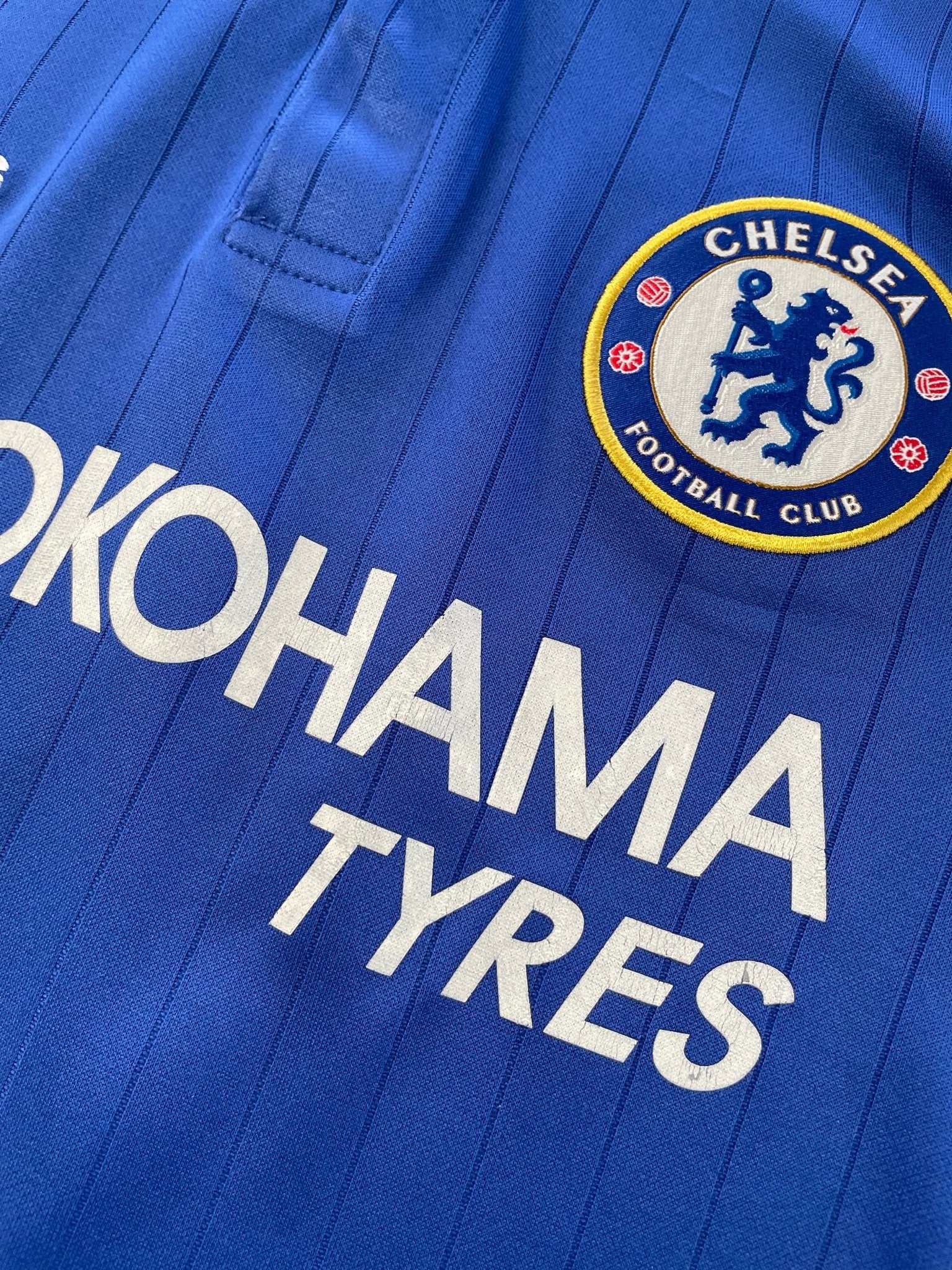Buy 2015/16 Chelsea Hazard 10 Home Shirt (L) Adidas ~ Free worldwide shipping ~ Authentic Vintage Football Shirts from Cult Kits