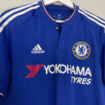 Shop 2015/16 CHELSEA HAZARD #10 HOME SHIRT (M) ADIDAS, classic football shirts, vintage football shirts & retro soccer jerseys at Cult Kits