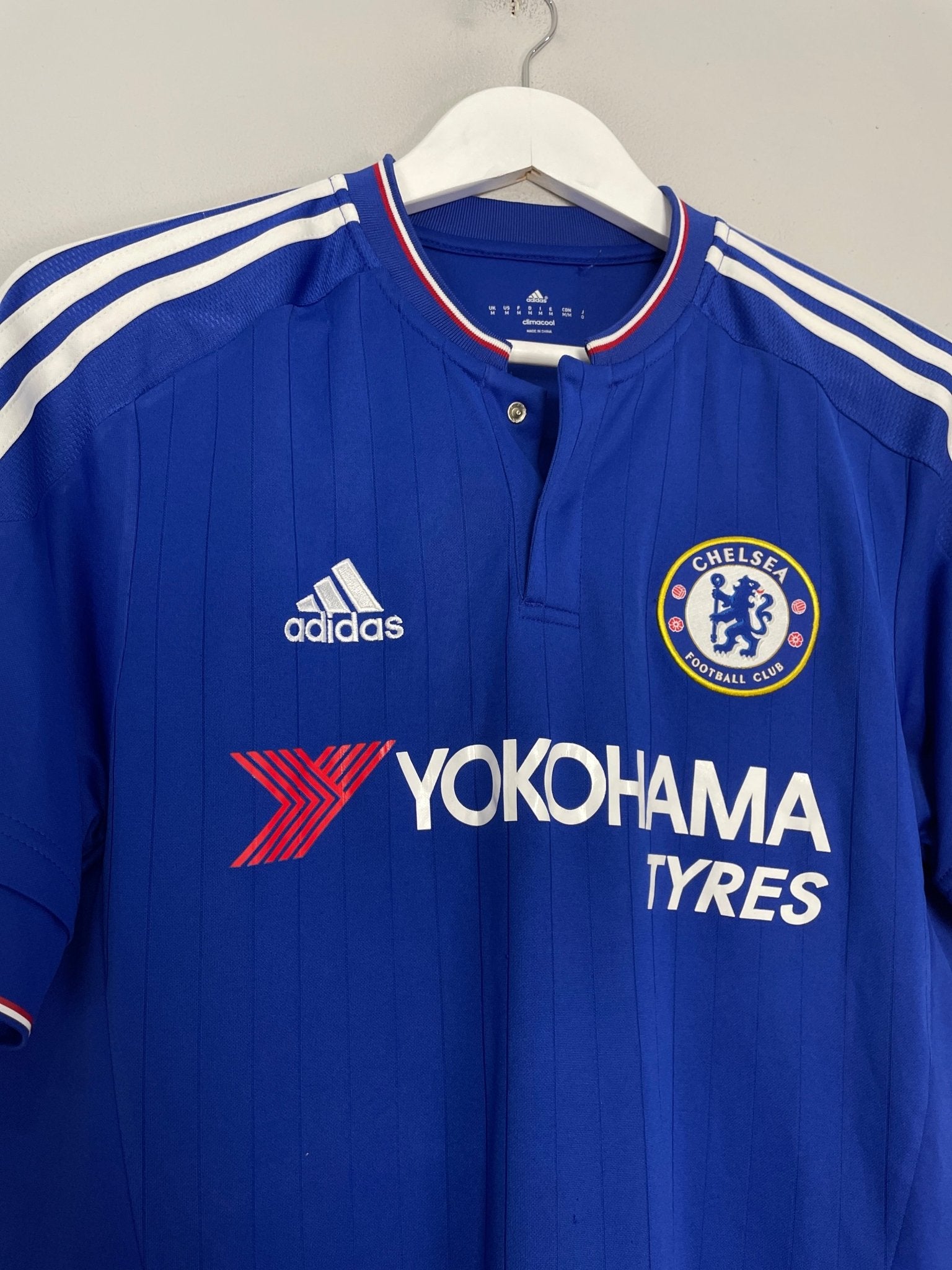 Shop 2015/16 CHELSEA HAZARD #10 HOME SHIRT (M) ADIDAS, classic football shirts, vintage football shirts & retro soccer jerseys at Cult Kits