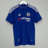 Shop 2015/16 CHELSEA HAZARD #10 HOME SHIRT (M) ADIDAS, classic football shirts, vintage football shirts & retro soccer jerseys at Cult Kits