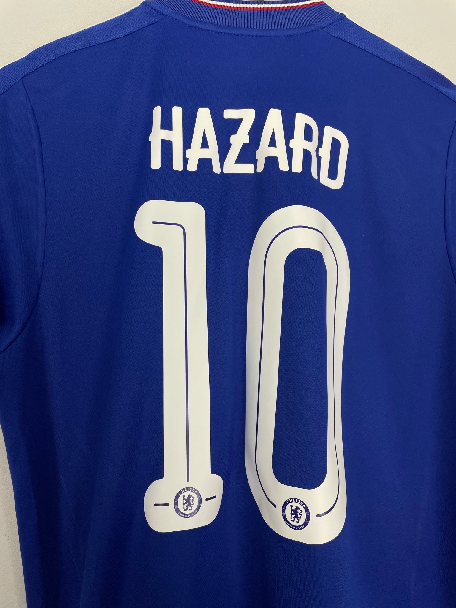 Shop 2015/16 CHELSEA HAZARD #10 HOME SHIRT (M) ADIDAS, classic football shirts, vintage football shirts & retro soccer jerseys at Cult Kits