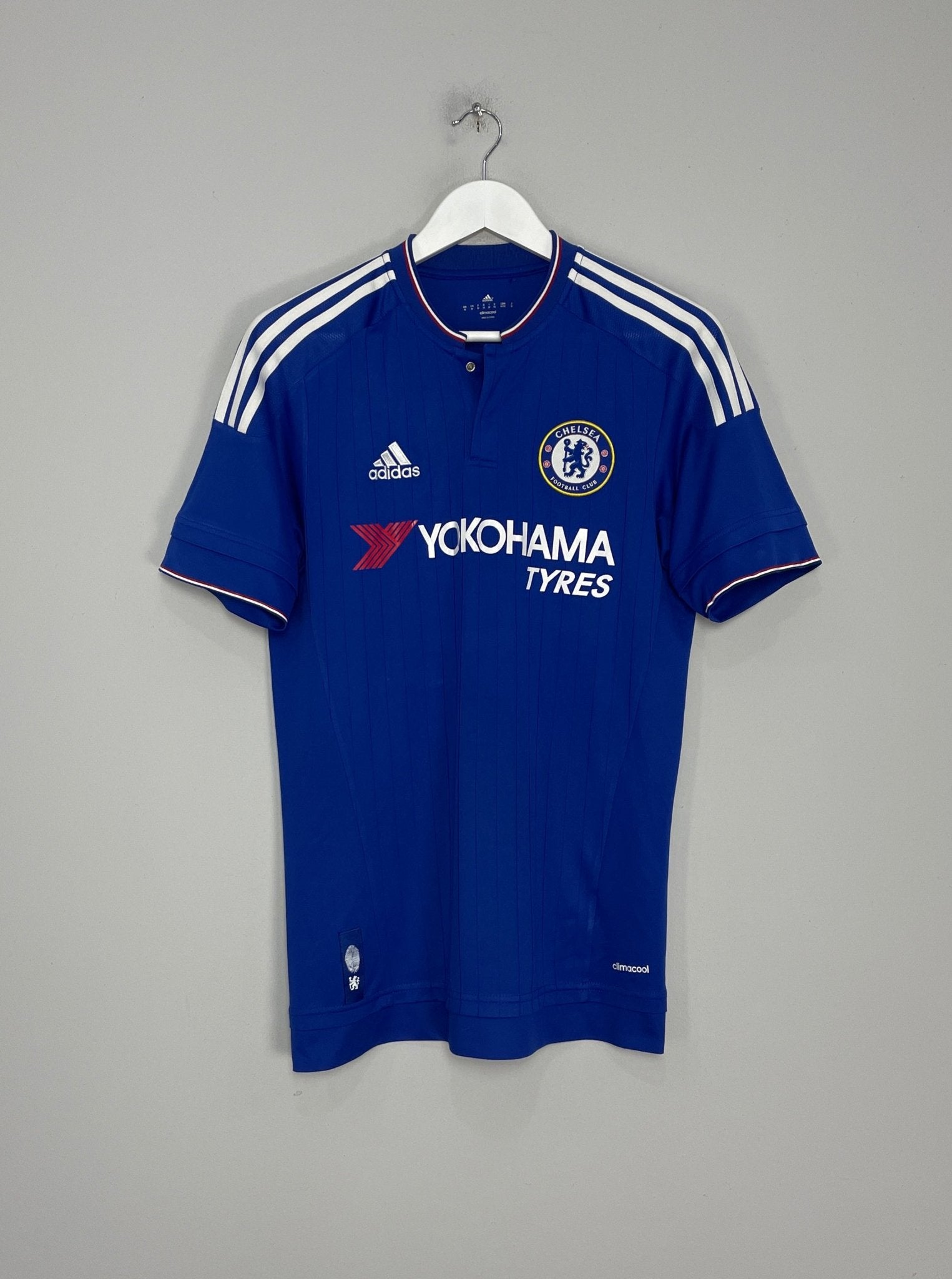 Shop 2015/16 CHELSEA HAZARD #10 HOME SHIRT (M) ADIDAS, classic football shirts, vintage football shirts & retro soccer jerseys at Cult Kits