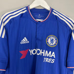 Shop 2015/16 CHELSEA HAZARD #10 HOME SHIRT (XL) ADIDAS, classic football shirts, vintage football shirts & retro soccer jerseys at Cult Kits